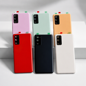 Cache arrière en verre pour Samsung Galaxy S20 FE, couvercle de batterie, boîtier, plusieurs couleurs, ajustement précis, pièces de rechange pour téléphone en gros - Product Image 1