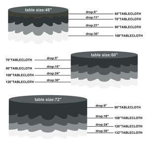 ラウンドテーブルカバーラウンドオイルクロスホテルウェディング用 - Product Image 6