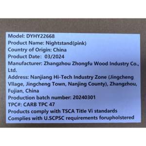 Mesita de noche de madera maciza DB 26,77 ''H Diseño moderno con un cajón y un estante para niños Adultos Dormitorio o gimnasio en color rosa - Product Image 6