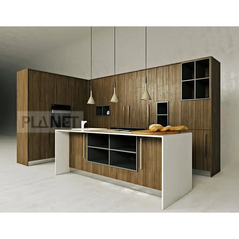 Armoire de cuisine design en bois avec accessoires organisateurs d'armoires de cuisine armoires de cuisine endommagées à vendre