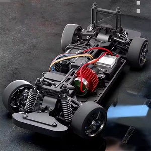 Voiture de drift RC 4x4 R1203 R1204 à l'échelle 1:12, radiocommandée 2,4 GHz, modèle de voiture de course avec lumières LED, télécommande métallique, USB - Product Image 5