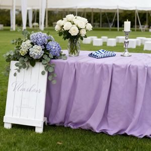 <span class=keywords><strong>Nappe</strong></span> de mariage en coton lavé uni, <span class=keywords><strong>jacquard</strong></span> moderne <span class=keywords><strong>français</strong></span>, non tissé, anti-poussière, durable, pour usage extérieur, domestique, fêtes et hôtels - Product Image 2