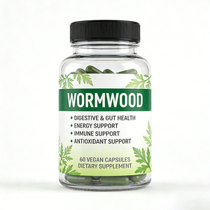 Kapsul Wormwood Label Pribadi OEM Suplemen Herbal Wormwood untuk Mendukung Kesehatan Pencernaan & Usus - Product Image 1