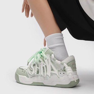 Dropshipping, logo personnalisé, nouvelles chaussures de skate tendance pour hommes, plateforme épaisse, baskets décontractées pour hommes, design de créateur - Product Image 5
