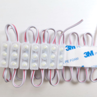 Module LED à injection ultrasonique 2835 12V de haute qualité, mini, étanche IP68, haute intensité, CRI80, pour utilisation extérieure, boîte à lumière bleue