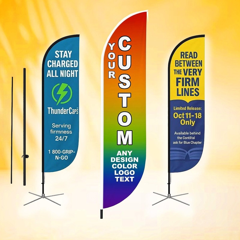 Fiberglass Outdoor Wind Resistant Advertising Lightweight