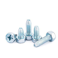 Vis autolockantes à tête hexagonale en acier au carbone GB6563, filetage triangulaire Phillips, pour armoires serveurs (vente en gros)