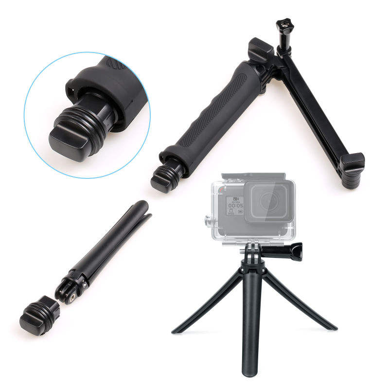HONGDAK Sales Well Sport Camera Accessories Monopod Selfie Stick with Adapter and Screw for GoPro Camera and Phone