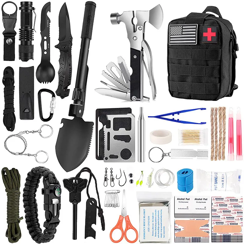 MKAS Bug Out Bag SOS Tactical First Aid Outdoor Emergency Kit Survival Gear Survival Kit
