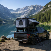 Tente de toit rigide pour camping, en aluminium alvéolé, pour voiture ou caravane, avec support ou cadre