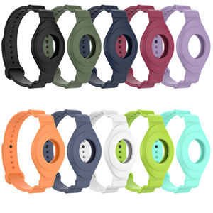 Bracelets de montre en silicone souple, étui pour AirTags, sangle anti-rayures, accessoires de protection pour <span class=keywords><strong>Apple</strong></span> AirTag - Product Image 2