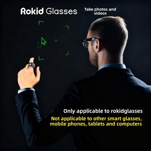 Accessori per <span class=keywords><strong>Occhiali</strong></span> Smart AI <span class=keywords><strong>con</strong></span> Controller Mouse Touch Screen, Teleprompter e Riproduzione Musicale Tramite Ricarica Type-C - Product Image 4