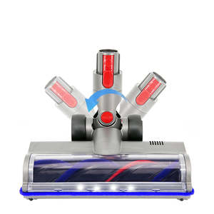 Tête d'aspirateur <span class=keywords><strong>Motorhead</strong></span> avec LED compatible avec Dysons V7 V8 <span class=keywords><strong>V10</strong></span> V11 pour les tapis à poils bas et les sols durs <span class=keywords><strong>Brosse</strong></span> motorisée - Product Image 4