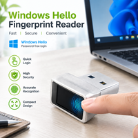 Lecteur d'empreintes digitales USB miniature pour Windows Hello, authentification biométrique, gestion des mots de passe, cryptage de fichiers, clé de sécurité