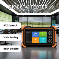 Testeur de vidéosurveillance 8K H.265 IP analogique AHD CVI TVI avec écran tactile de 4 pouces