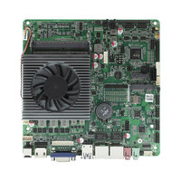 LVDS EDP Komputer Industri Tertanam PC Mini Itx Motherboard Generasi Ke-8 Quad-Core I5-8250U CPU Port Jaringan Ganda 6COM DDR4 32GB