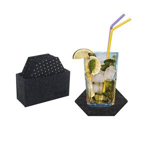 Heat Insulation <b>Red</b> Felt Cup Pad Table Mat Table Cover Extra-large Mouse Pad 3mm Thick Non-slip Pad Minimalist Modern Design - Product Image 4