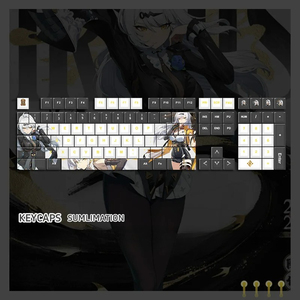 Ensemble de touches de clavier Yixuan Anime Zenless Zone Zero PBT 108 touches - Sublimation 5 faces, compatible avec les interrupteurs <span class=keywords><strong>MX</strong></span> pour tous les claviers à touches croisées - Product Image 3