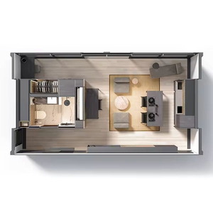 Maison conteneur LUX au design moderne, gain de place, 20 pieds, 40 pieds, logement multi-étages, maison conteneur préfabriquée, villa de luxe - Product Image 5