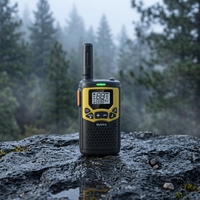 MYT 353 Grosir SOS Light PMR446 Walkie Talkie Anak Mini Talkie Jangkauan 10KM Radio Analog Tahan Air IPX4 Menggunakan Baterai AA