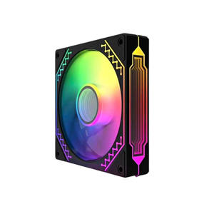 مراوح تبريد للكمبيوتر بتصميم جديد ومخصص للبيع بالجملة، تيار مستمر 12 فولت ARGB مقاس 120 مم، مبرد صندوق الحاسب الشخصي بإضاءة LED RGB، مروحة Prism IV - Product Image 4
