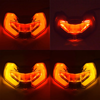 Feu arrière de moto, clignotants de freinage intégrés, feu stop LED sans lentille pour DUCATI Multistrada V4 V4S Rally Sport 950