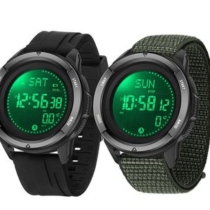 Orologio da polso digitale multifunzionale da uomo con display singolo, per nuoto, alpinismo, sport elettronici, contapassi, <span class=keywords><strong>timer</strong></span> W78 - Product Image 2
