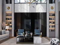 Lustre en verre fait main de forme spéciale pour grand projet d'éclairage hôtelier, lustre décoratif de luxe pour salle de réception