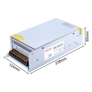 MWISH MS-1200-24 <span class=keywords><strong>1200W</strong></span> 24V 50A แหล่งจ่ายไฟส<span class=keywords><strong>ว</strong></span>ิตชิ่ง AC-DC กระแสสูง สำหรับระบบอัตโนมัติในอุตสาหกรรม จอแสดงผล LED เครื่องพิมพ์ 3 มิติ - Product Image 6