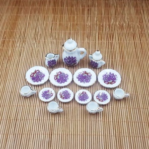 1/12 Scale <strong>Doll</strong> House <strong>Porcelain</strong> 15pcs Tea Set for Promotion Gift - Product Image 3