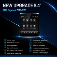 Accessoires de voiture, écran 8,4 pouces, lecteur multimédia sans fil CarPlay 4+64 Go, Android pour Porsche Cayenne 2010-2015, écran de mise à niveau