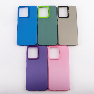 Funda de color caramelo para <span class=keywords><strong>iPhone</strong></span> 15, pieza de lente de cámara, fundas de teléfono móvil con palabra de impresión de seda personalizada, fundas para celular - Product Image 6