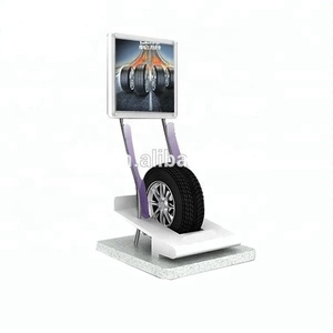 Espositore per Pneumatici Singoli Personalizzato, Supporto Metallico Mobile per Esposizione Pneumatici per Negozi - Product Image 1