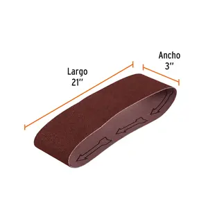 Master con 50 unità 1 nastro di levigatura 3x21 'per grana legno 50 in una confezione da 5 - Product Image 2