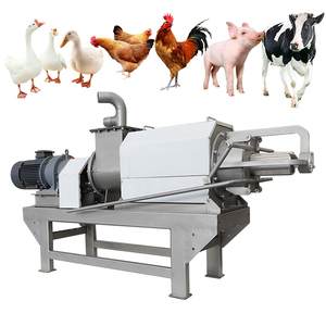 Machine de déshydratation des boues Machine de séchage de fumier de poulet de déchets d'animaux Machine de séparateur de liquide solide de déchets de cuisine secs humides - Product Image 1