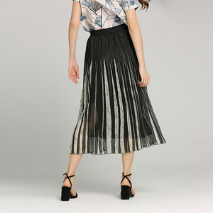 Primero eligió para jóvenes Impresión de piel de serpiente negra de moda falda de las mujeres - Product Image 4