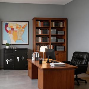 <span class=keywords><strong>TIGERKING</strong></span> Coffre-fort commercial robuste à double porte de 10,08 pieds cubes avec fente de dépôt, résistance au feu de 45 minutes, pour espèces et documents - Product Image 5