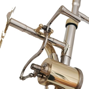 <span class=keywords><strong>Trombone</strong></span> ténor professionnel avec finition dorée peinte, transposition Bb/F, instrument <span class=keywords><strong>à</strong></span> vent - Product Image 4