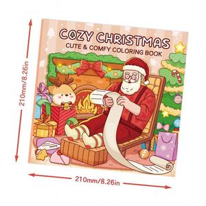 Livre de coloriage créatif DIY pour garçons et filles, cadeau de vacances, thème de Noël, livres de coloriage pour adultes et enfants - Product Image 6