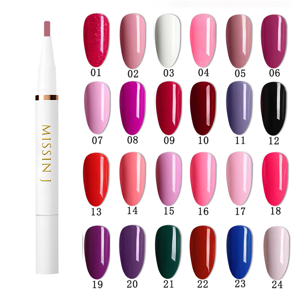 Professional 3-in-1 Uv Gel Nail Pen Quick Drying One-step Nail Art Solution With Durable Finish Dropshipping Supported