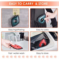 Mise à niveau efficace chien chat épilateur peigne brosse 4-en-1 épilation manuelle et nettoyage flottant Mini grattoir pour animaux de compagnie Detailer