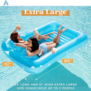 High Quality Vinyl PVC <strong>Inflatable</strong> air Blow <strong>Tanning</strong> <strong>Pool</strong> for Water Float Lounge air Mat Airbed Water Bed Toy - Product Image 4