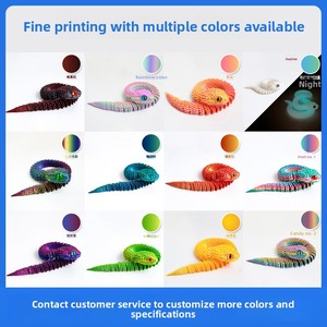 Vente Flash : Figurine de Serpent Vipère Articulée 3D Lumineuse, Modèle Animal qui Brille dans le Noir, Décoration d'Intérieur - Product Image 2