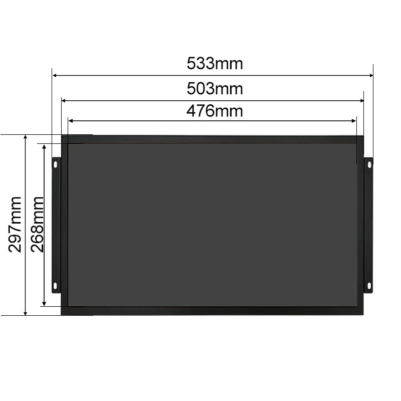 Factory 18.5 21.5 Inch 1920*1080 HD VGA BNC Resistive USB Touch Screen Metal TFT Open Frame Embedded Industrial LCD Monitor