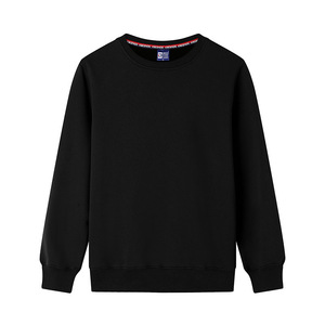 เสื้อสเวตเชิ้ตผ้าฝ้ายสีน้ำเงินบุขนแกะ แนวลำลองสำหรับทำงานหรือใส่ในฤดูใบไม้ร่วง - Product Image 4
