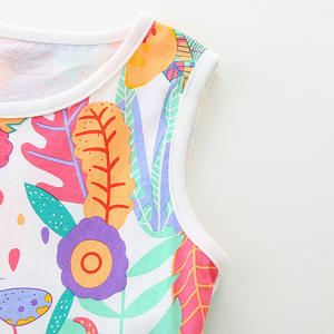 ชุดเดรสเด็กผู้หญิงแขนกุดผ้าฝ้ายลาย<span class=keywords><strong>การ์ตูน</strong></span><span class=keywords><strong>น่า</strong></span><span class=keywords><strong>รัก</strong></span>สไตล์เจ้าหญิงสำหรับฤดูใบไม้ผลิและฤดูร้อน - Product Image 5