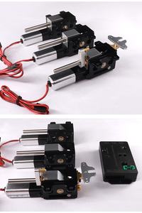 Juego de tren de aterrizaje retráctil eléctrico de 25kg, adecuado para aviones Vortex <span class=keywords><strong>Jet</strong></span> de 6 ~ 12kg, 10 piezas de alta precisión, 160g/142g - Product Image 2