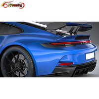 Accessoires de voiture Kit carrosserie en fibre de carbone partielle pour Porsche 992 Carrera S Mise à niveau GT3