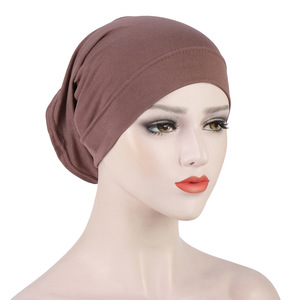 <span class=keywords><strong>Turban</strong></span> pré-noué en jersey de coton pour femmes, bonnet <span class=keywords><strong>chimio</strong></span> pour la perte de cheveux - Product Image 3