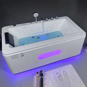Icegalax Led Verlichting Badkuip 2 Personen Japanse <span class=keywords><strong>Sex</strong></span> Soaking Jet Acryl Badkuipen Whirlpool Massage Badkuipen te koop - Product Image 3